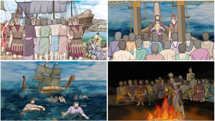  Paul travels to Rome